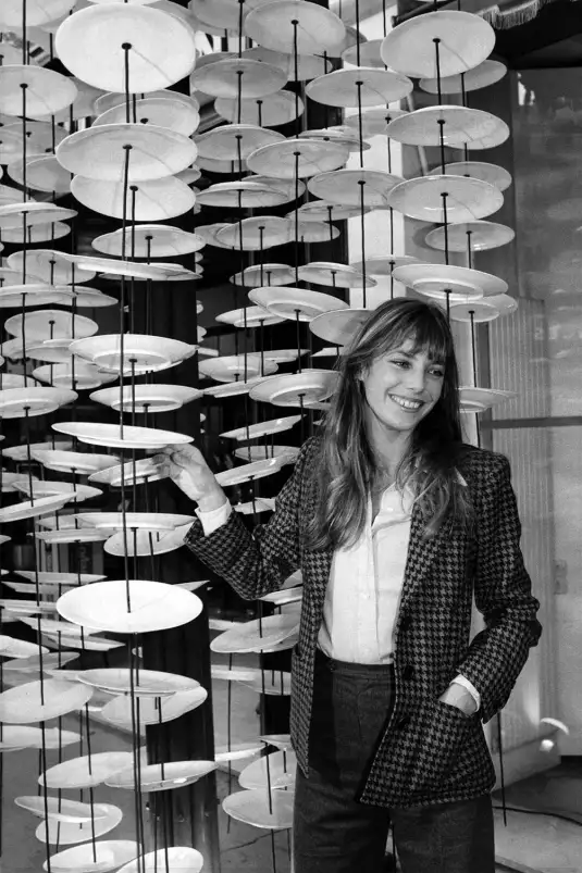 Jane Birkin à la maison du Limousin-photo vintage