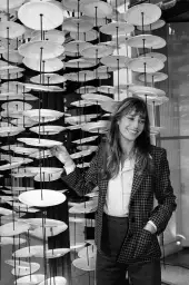 Jane Birkin à la maison du Limousin-photo vintage