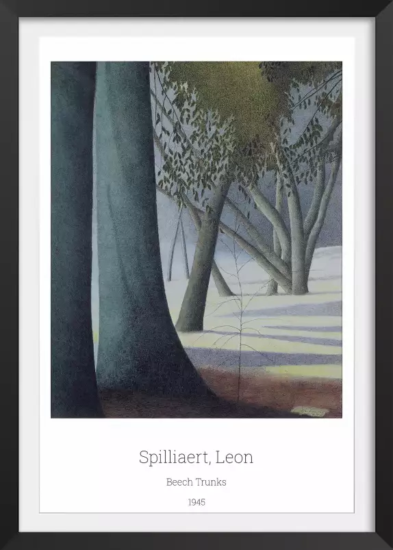 Troncs de Leon Spilliaert- poster tableau celebre