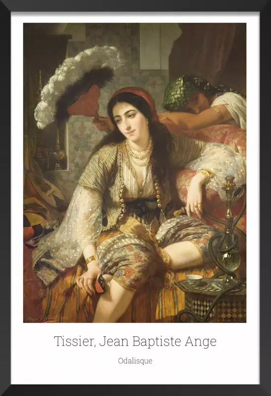 Odalisque de Tissier- tableau celebre