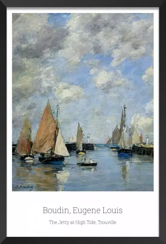 Trouville par Louis Boudin- tableau celebre