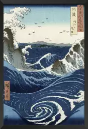 Province d' Awa par Hokusai- tableau celebre