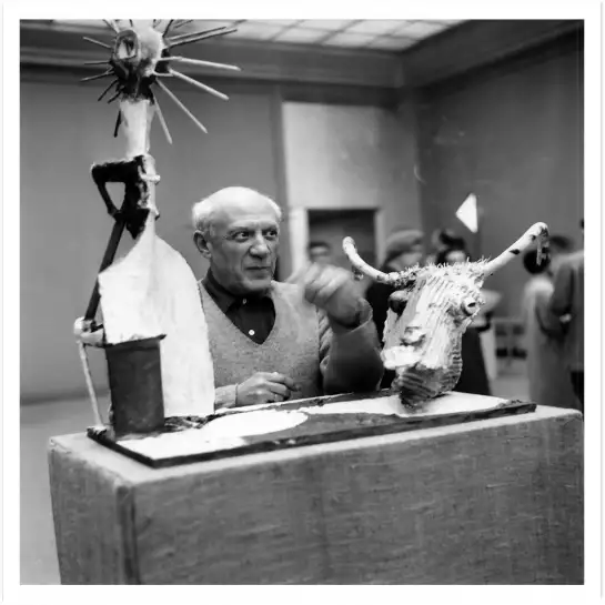 Pablo Picasso en 1953 - photo de célébrités