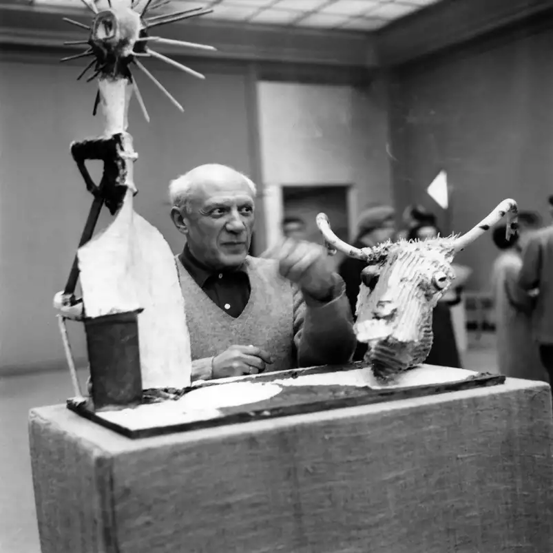 Pablo Picasso en 1953 - photo de célébrités