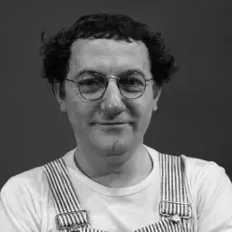 Portrait de Coluche - photo de célébrités