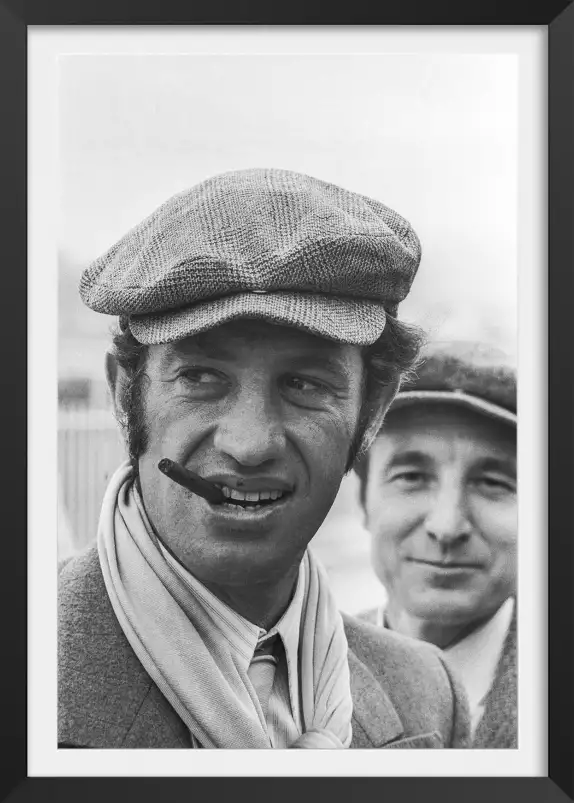 Belmondo dans Borsalino - photos acteurs noir et blanc