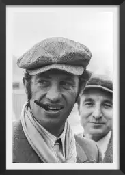 Belmondo dans Borsalino - photos acteurs noir et blanc