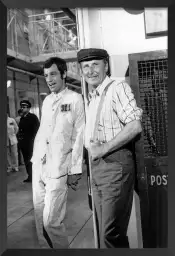 Belmondo et Bourvil- affiche de célébrités