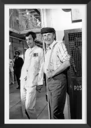 Belmondo et Bourvil- affiche de célébrités