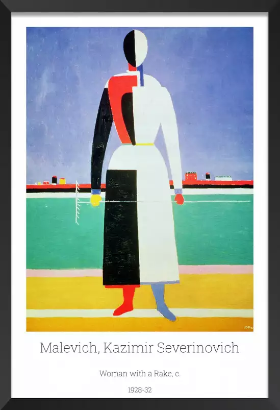 Femme au rateau de Kazimir Malevich - tableau célèbre