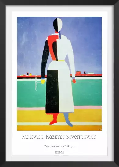 Femme au rateau de Kazimir Malevich - tableau célèbre