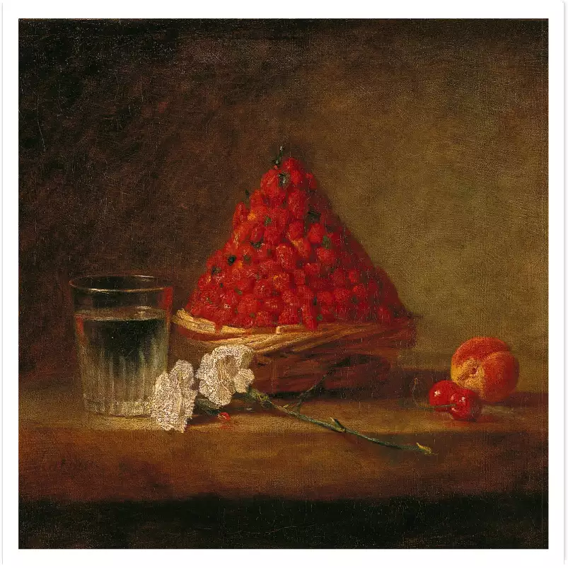 Le panier des fraises de bois - tableau celebre