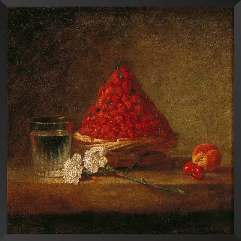 Le panier des fraises de bois - tableau celebre