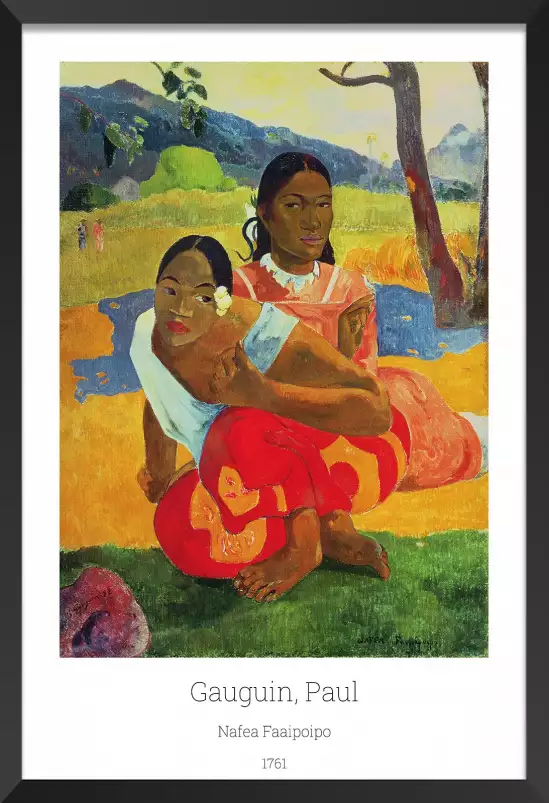 Nafea Faaipoipo de Paul Gauguin - paysages été