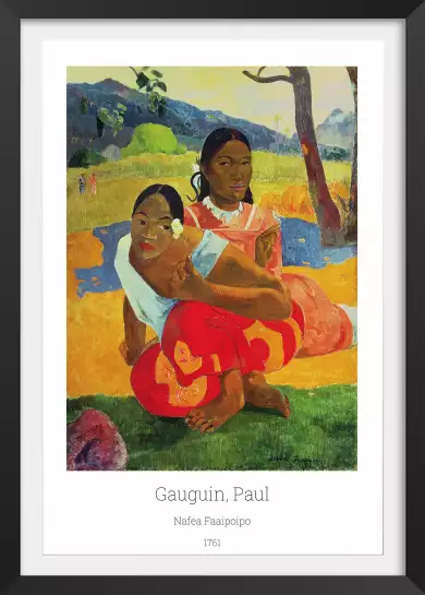 Nafea Faaipoipo de Paul Gauguin - paysages été