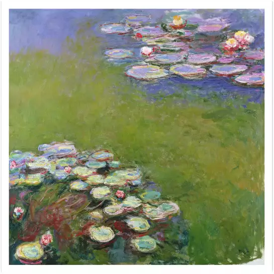 Les Nenuphars de Claude Monet - tableau celebre