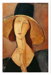 Portrait de Jeanne de Modigliani- tableau celebre