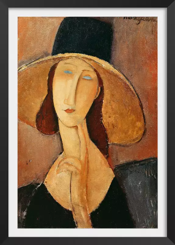 Portrait de Jeanne de Modigliani- tableau celebre