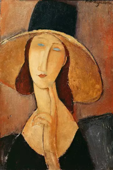 Portrait de Jeanne de Modigliani- tableau celebre