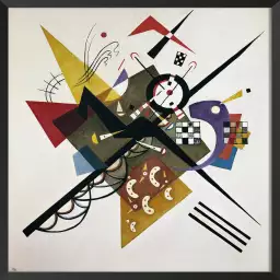 Sur Blanc de Kandinsky en 1923 - tableau celebre