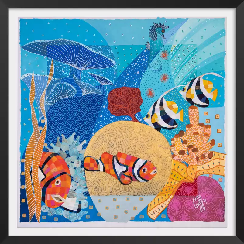 Oceanie clown - poster monde
