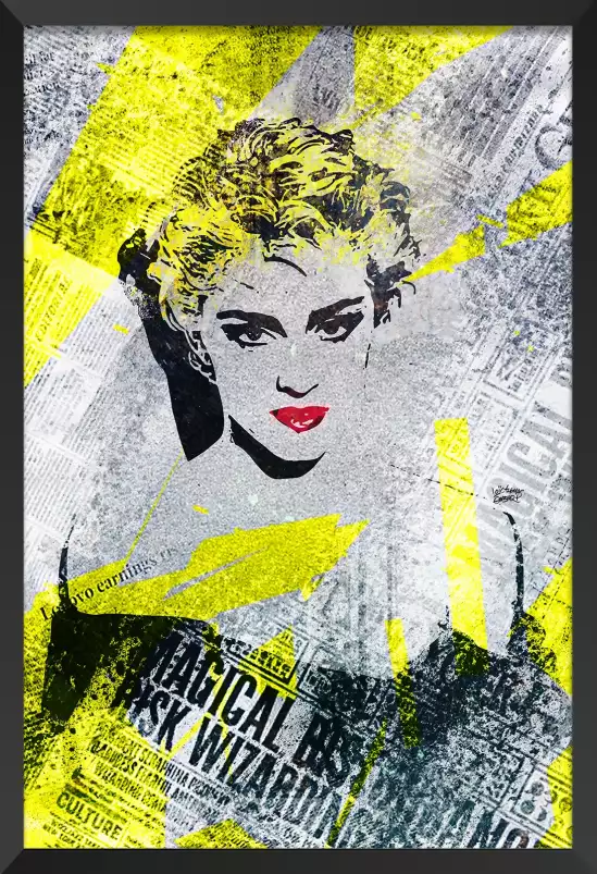 Madonna graff - tableau pop art