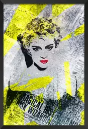 Madonna graff - tableau pop art
