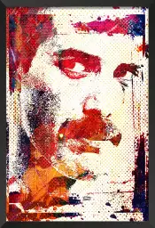 Freddy Mercury graff - tableau pop art