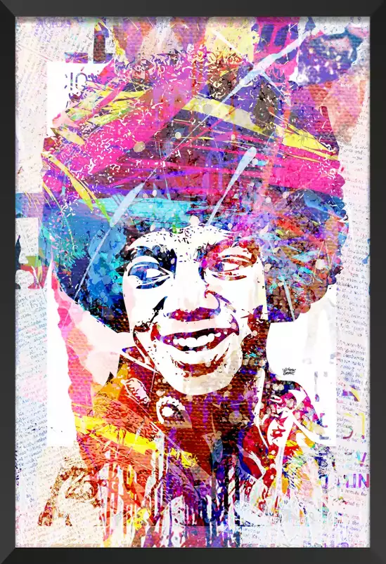 Mickael Jackson graff - tableau pop art