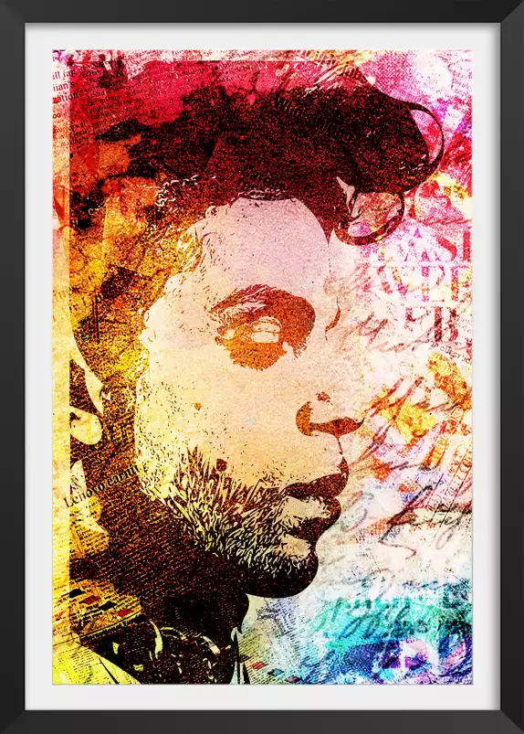 Prince graff - tableau pop art