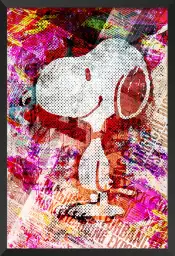 Snoopy graff - tableau pop art