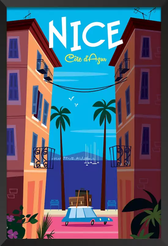 Nice - poster cote d'azur