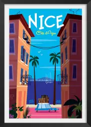 Nice - poster cote d'azur