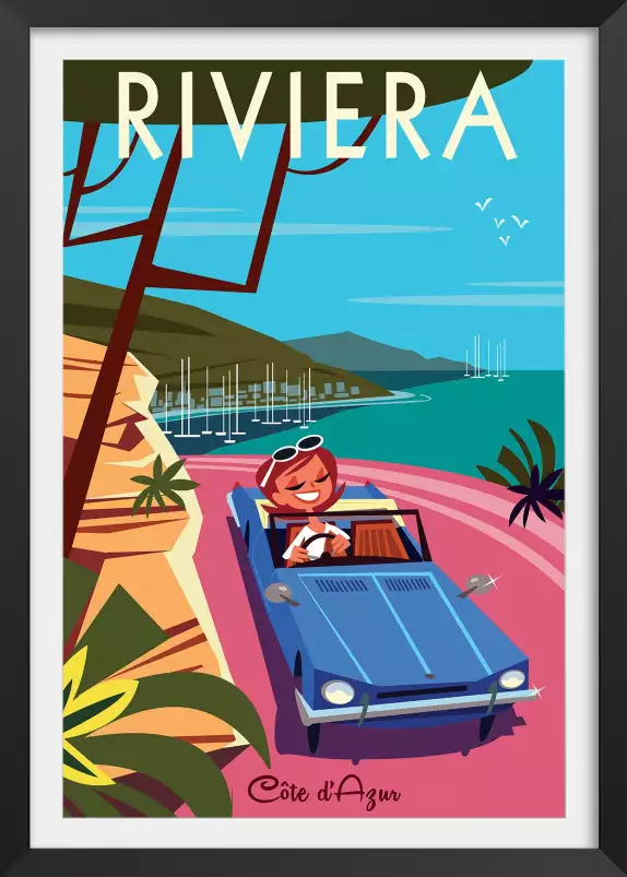 Riviera - poster cote d'azur