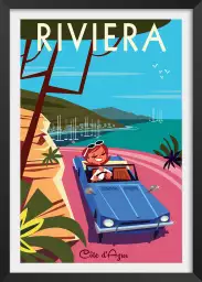 Riviera - poster cote d'azur