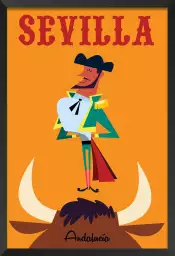 Sevilla toros-affiche vintage