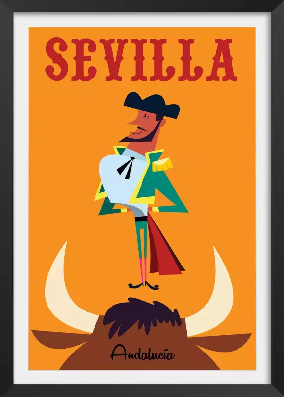 Sevilla toros-affiche vintage