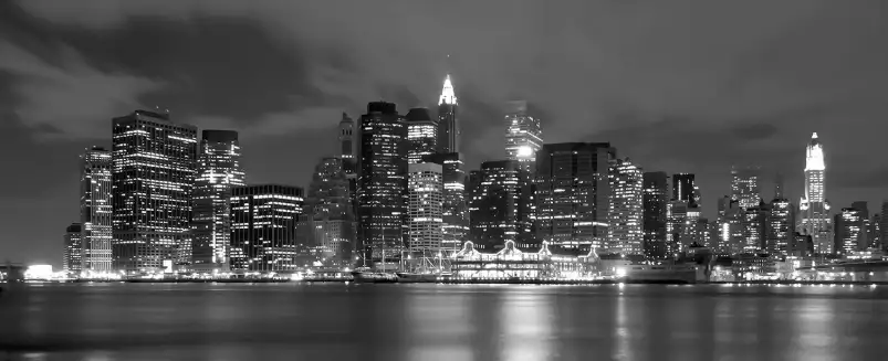 New York city lights - tableau de New york