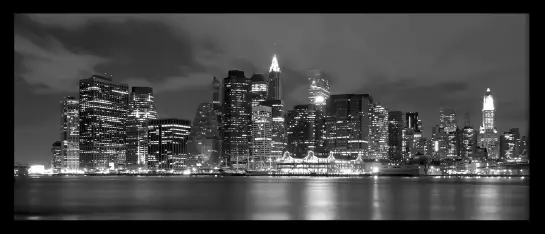 New York city lights - tableau de New york