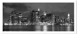 New York city lights - tableau de New york