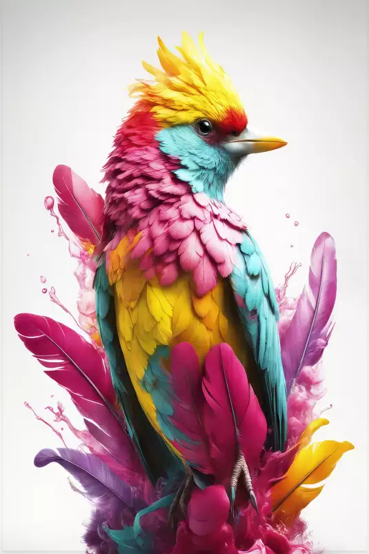 Magical bird - affiche oiseaux