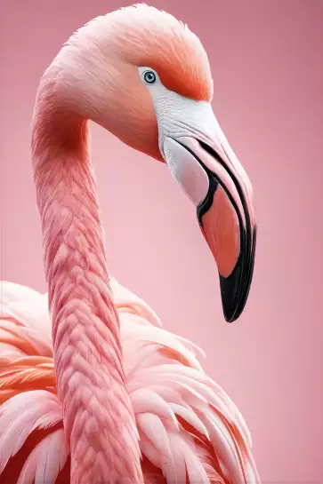 Flamant rose florida - affiche oiseaux