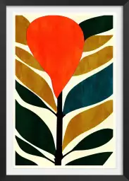 Abstract Flower - affiche scandinave