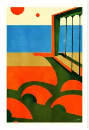 Amalfi - affiche paysage