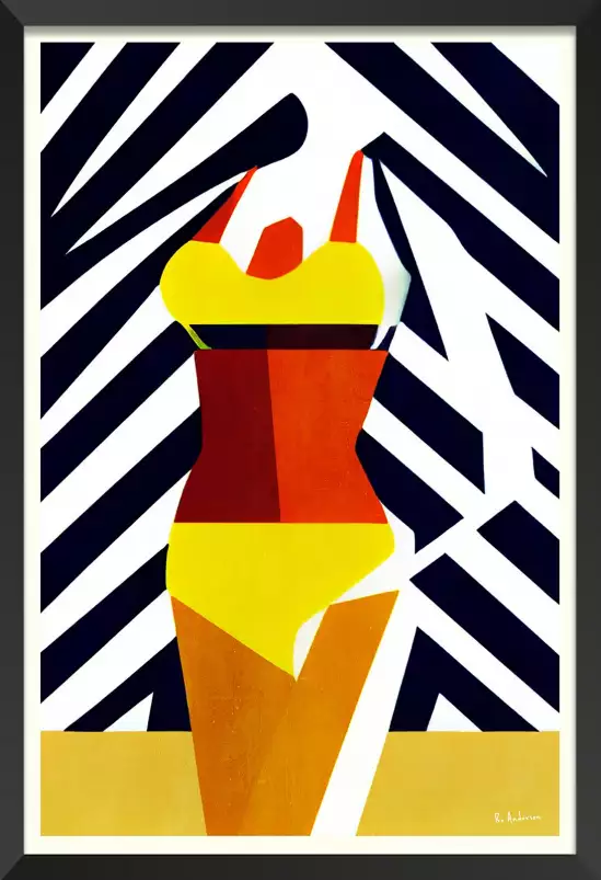 Bikini Sunshine Days - tableau pop art