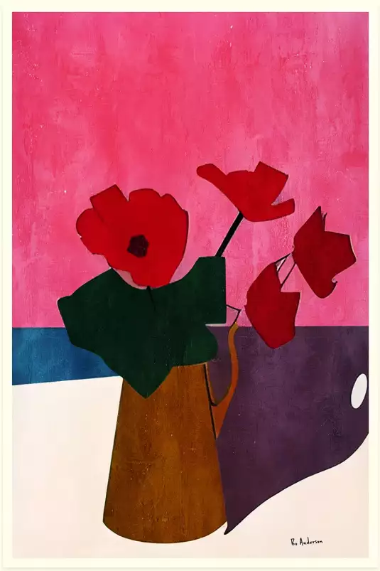 Bonsoir, Cherie - affiche nature morte