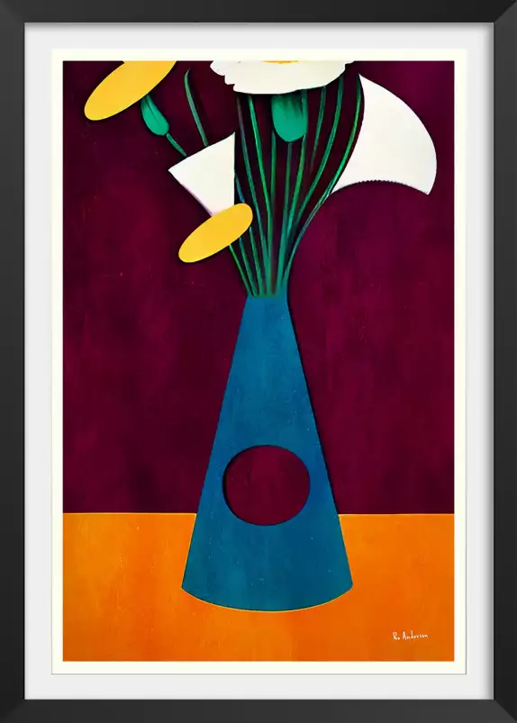 Bouquet M - affiche nature morte