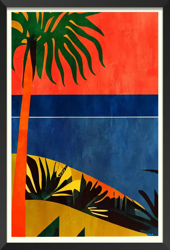 Côte D'Ivoire - affiche paysage