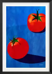 Deux Tomates - affiche fruits et legumes