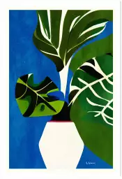 Green Wilderness - affiche nature morte